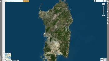 Le site Web Géoportail et la Corse